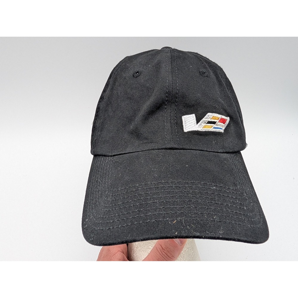 Cap America Golf Cadillac Logo Black Baseball Hat L/XL New With Tags